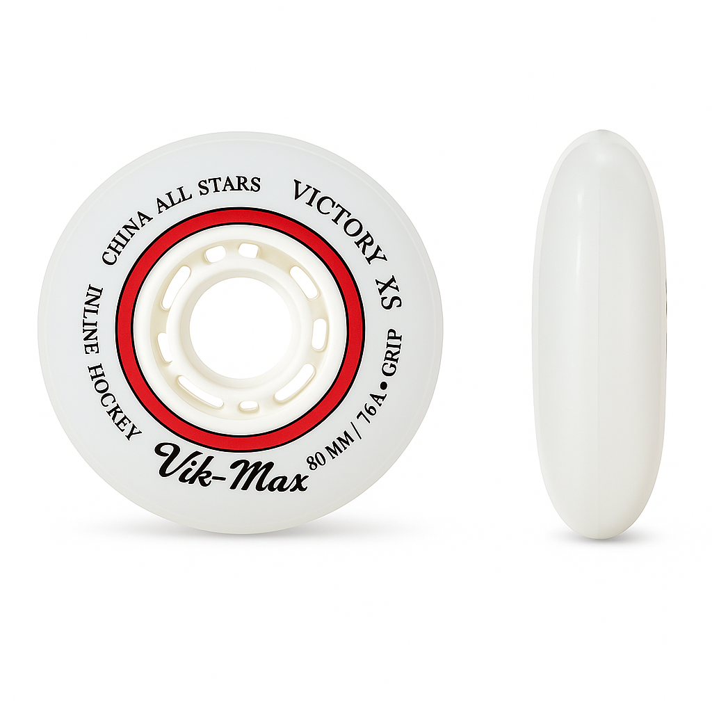 4er-Set Rollen 76A in 68mm/ 72mm/ 76mm/ 80mm (Vik-Max)